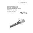 SENNHEISER MD 43 Owner's Manual cover photo
