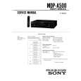 SONY MDP-A500 Service Manual cover photo