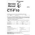 PIONEER CT-F10/ZVYXJ Service Manual cover photo