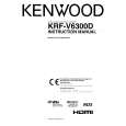 KENWOOD KRF-V6300D Owner's Manual cover photo