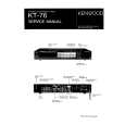 KENWOOD KT-76 Service Manual cover photo