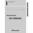 PIONEER GEX-P900DAB-02 Owner's Manual cover photo