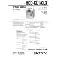 SONY HCDCL1 Service Manual cover photo