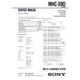 SONY MHCS9D Service Manual cover photo