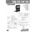 SONY TCM74V Service Manual cover photo