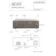 KENWOOD GE-970 Service Manual cover photo