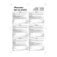 PIONEER SE-CL25DN/XZC/EW5 Owner's Manual cover photo