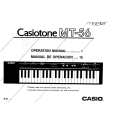 CASIO MT56 Owner's Manual cover photo