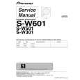 PIONEER S-W301/KUCXJ Service Manual cover photo
