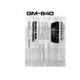 PIONEER GM840 Owner's Manual cover photo