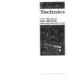 TECHNICS SA-800A Owner's Manual cover photo