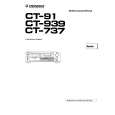 PIONEER CT-91 Owner's Manual cover photo