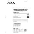 AIWA CDCX104 Owner's Manual cover photo