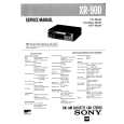 SONY XR-900 Service Manual cover photo