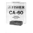 FISHER CA60 Service Manual cover photo