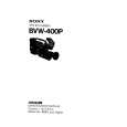 SONY BVW400P VOLUME 1 Service Manual cover photo