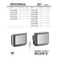 SONY KV21X4 Service Manual cover photo