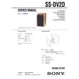 SONY SSDV2D Service Manual cover photo