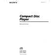 SONY CDP-C360Z Owner's Manual cover photo
