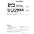 PIONEER DEH-P7100R/X1B/EW Service Manual cover photo