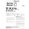 PIONEER S-A370/XJI/E Service Manual cover photo