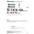 PIONEER S-1EX-QL/SXTW/EW5 Service Manual cover photo