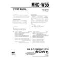 SONY MHCW55 Service Manual cover photo
