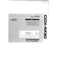 PIONEER CDXM30 Owner's Manual cover photo