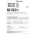 PIONEER M-IS21/KUCXJ Service Manual cover photo