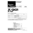 PIONEER A-101 Service Manual cover photo