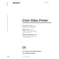 SONY UP2300P Owner's Manual cover photo