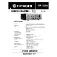 HITACHI HA5300 Service Manual cover photo