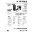 SONY DCRPC1/E Service Manual cover photo