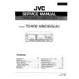 JVC TDW30 Service Manual cover photo