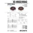 SONY XSV6933 Service Manual cover photo