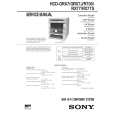 SONY HCDR700 Service Manual cover photo