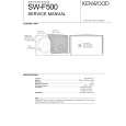 KENWOOD SWF500 Service Manual cover photo