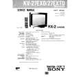 SONY KV27EXB Service Manual cover photo