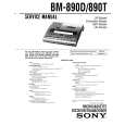 SONY BM-890D Service Manual cover photo