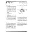 PIONEER S424X Owner's Manual cover photo