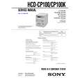 SONY HCDCP100 Service Manual cover photo