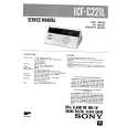 SONY ICF-C221L Service Manual cover photo