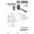 SONY HVL20DMA Service Manual cover photo