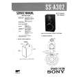 SONY SSA302 Service Manual cover photo