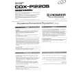 PIONEER CDXP1220 Owner's Manual cover photo
