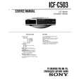 SONY ICFC503 Service Manual cover photo