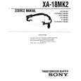 SONY XA-18MK2 Service Manual cover photo