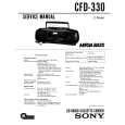 SONY CFD330 Service Manual cover photo