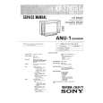 SONY KV32HSR10 Service Manual cover photo