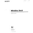 SONY MDS-S35 Owner's Manual cover photo